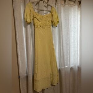 Elegant butter Yellow Women's Dress